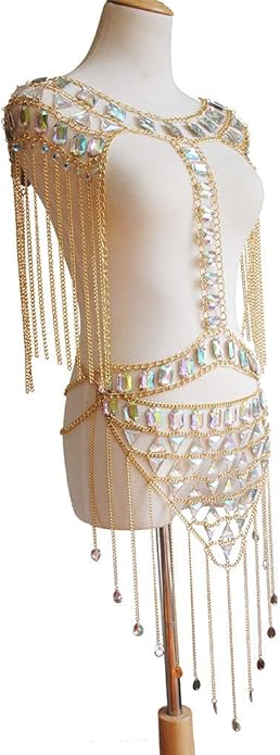 Connie Cloris Women's Sexy Suit Body Chain
