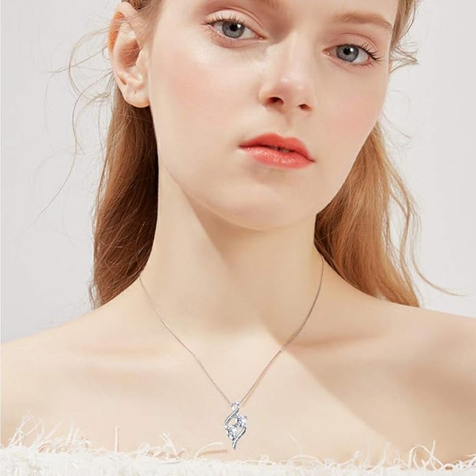 925 Sterling Silver Always My Daughter&Sister Forever My Friend Double Love Heart Pendant Necklace, Mother Daughter Bracelet Jewelry Gifts for Sister Women Couples Wife Mom Girlfriend