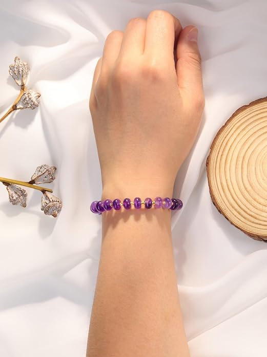 PESOENTH Healing Crystal Gemstone Colorful Beaded Bracelets for Women,Natural Chakra Stone Summer Surfer Beach Boho Bracelet jewelry Gifts for Women Ladies