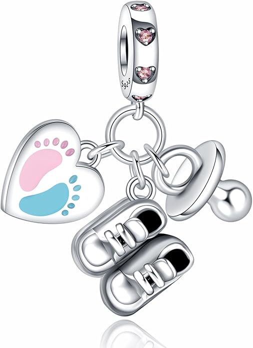 Annmors Charms for Bracelets Family Animal Safety Chains Nature Dangle for Women Bracelets & Necklace Pendant