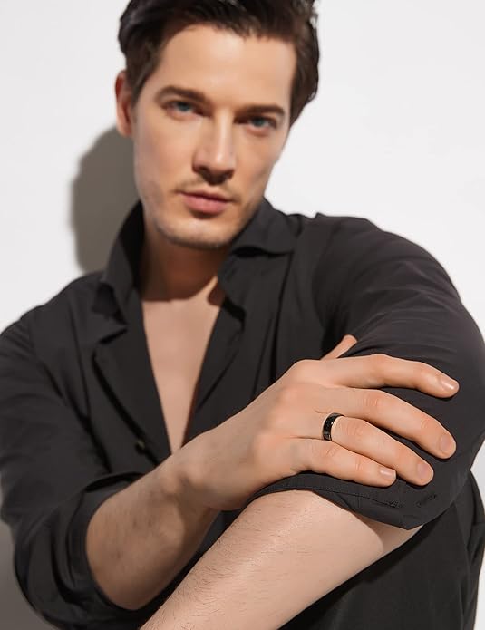 Greenpod 2mm 4mm 6mm Tungsten Wedding Bands Ring for Women Men Rose Gold/Silver/Gold/Black Polished Slim Engagement Promise Rings Comfort Fit Size 4-13