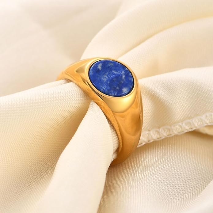 Stainless Steel Round Shape Classical Simple Plain Wedding Engagement Statement Pinky Band Signet Rings for Men Women Size 4-15