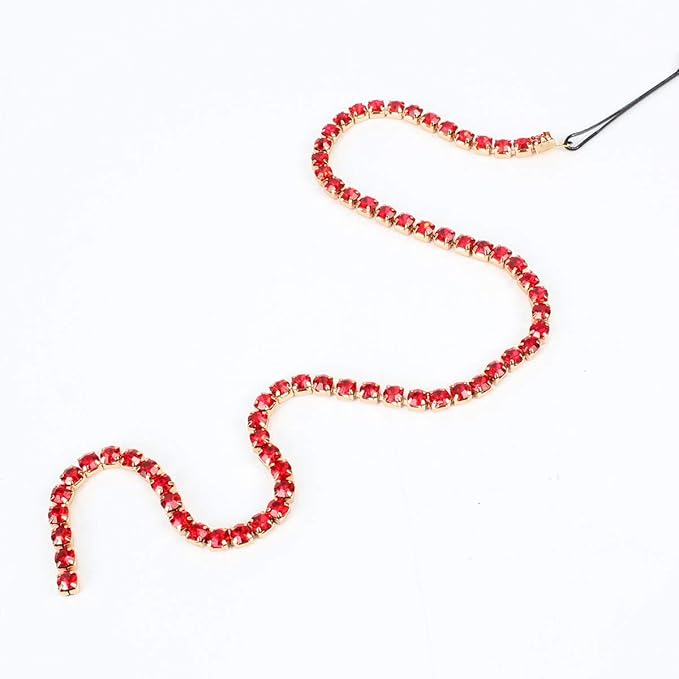 6PCS Dreadlocks Metal Tassel Ponytail Multi-Strand Hair Chain Prom Party Concave styling hair accessories hair extension chain with clip for girls and women (multicolor)