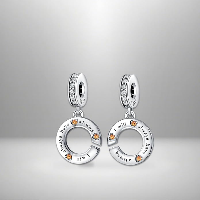 Annmors Charms for Bracelets Family Animal Safety Chains Nature Dangle for Women Bracelets & Necklace Pendant