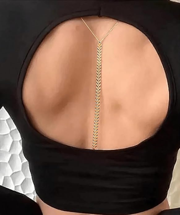 14K Gold Body Chains for Women, Sexy Layered Belly Waist Chain Bikini Bra Chain, Summer Beach Rhinestone Body Jewelry