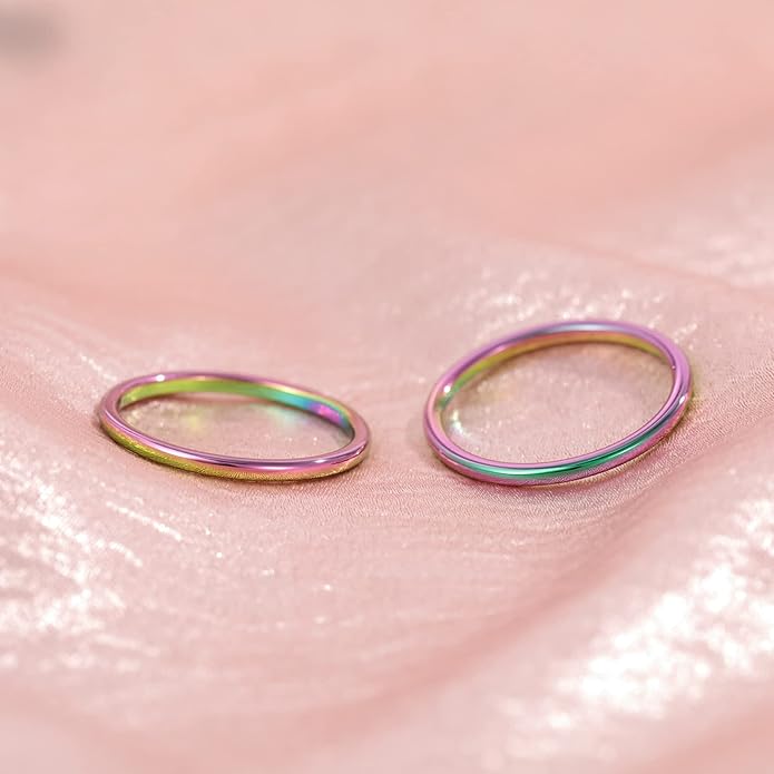 TRUMIUM 2mm 4mm 6mm 8mm Tungsten Wedding Band Ring for Men Women Gold/Rose Gold/Silver Domed High Polish Comfort Fit 4-15