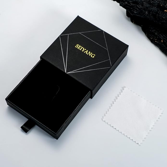 Seiyang Feng Shui Ring 925 Stering Silver Pixiu Mantra Ring Protection Wealth Adjustable Rings Gift for Men Women (with Gift Box)