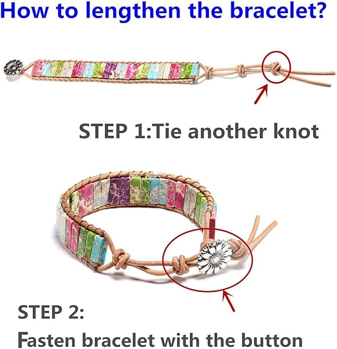 sedmart 7 Chakra Bracelets for Women with Real Stones Leather Wrap Healing Bead Bracelet Women Men Boho Friendship Jewelry