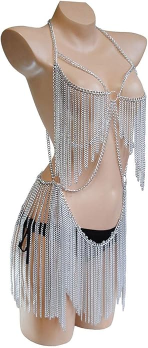 Connie Cloris Women's Sexy Suit Body Chain