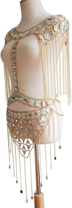Connie Cloris Women's Sexy Suit Body Chain