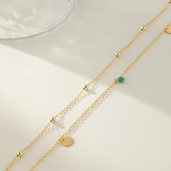 Body Chain for Women 14K Gold Plated Waist Beads Chain Gold Belly Belt Body Chains Waterproof Adjustable Sexy Bikini Beach Body Jewelry Daily Belts Gifts for Women 26.5-33Inch