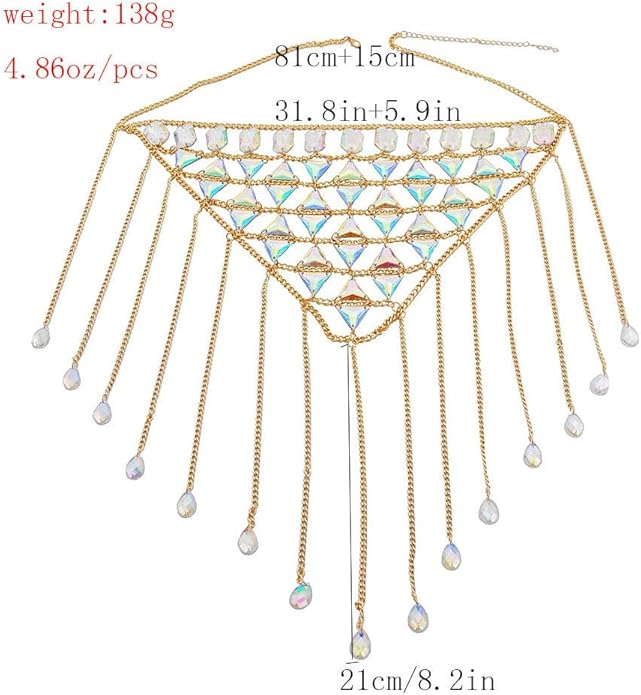 Connie Cloris Women's Sexy Suit Body Chain