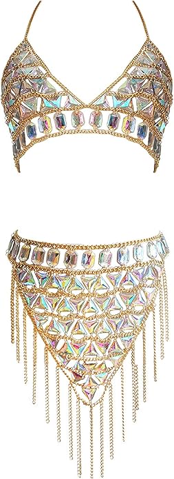 Connie Cloris Women's Sexy Suit Body Chain