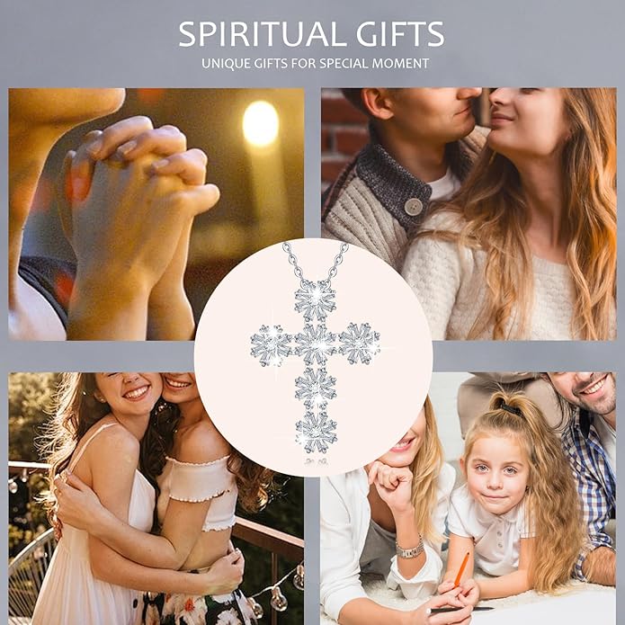 Silver Pendant Necklace for Women, Womens Necklaces Trendy Silver Jewelry, Fashion Necklace Gifts for Women