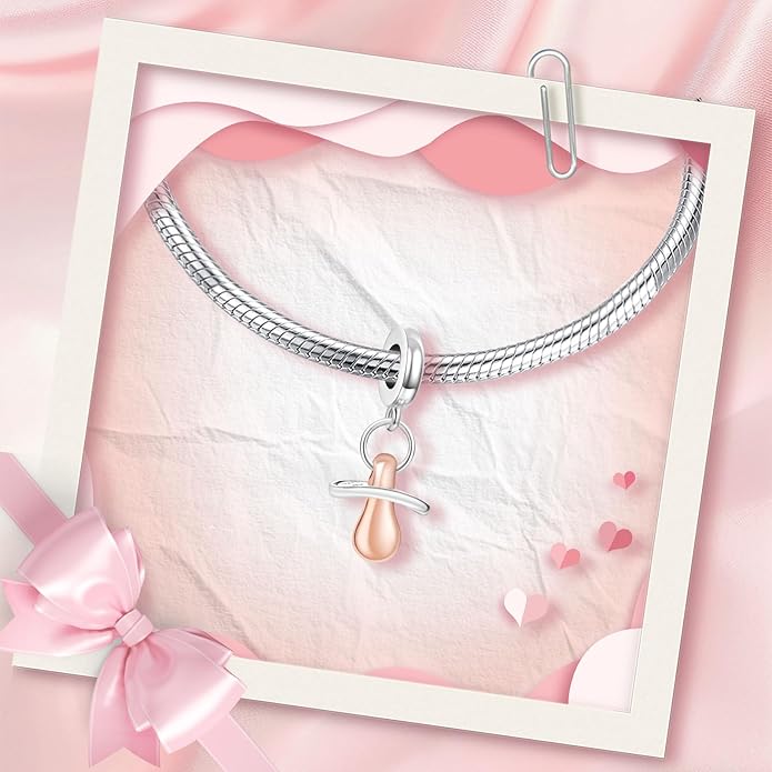 Annmors Charms for Bracelets Family Animal Safety Chains Nature Dangle for Women Bracelets & Necklace Pendant