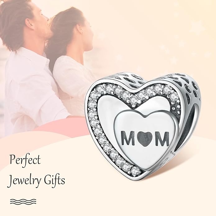 Annmors Charms for Bracelets Family Animal Safety Chains Nature Dangle for Women Bracelets & Necklace Pendant