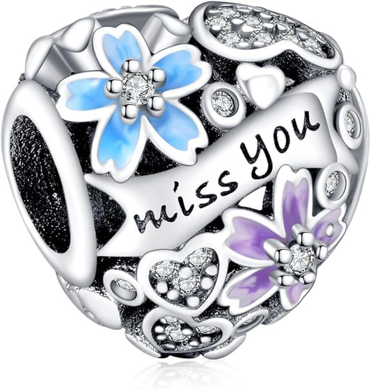 Annmors Charms for Bracelets Family Animal Safety Chains Nature Dangle for Women Bracelets & Necklace Pendant