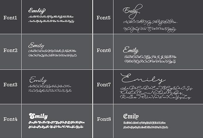 Personalized Name Necklace | Sterling Silver/Stainless Steel | 14 Fonts, 4 Colors, 5 Chains | Tarnish-Free, Handmade Gift for Women: Mom, Daughter, Sister | Ideal for Birthday, Mother's Day,Christmas