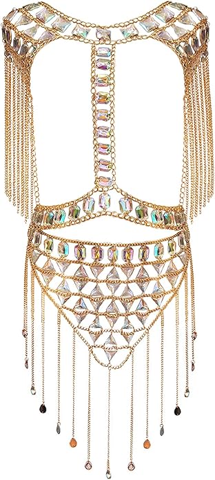 Connie Cloris Women's Sexy Suit Body Chain