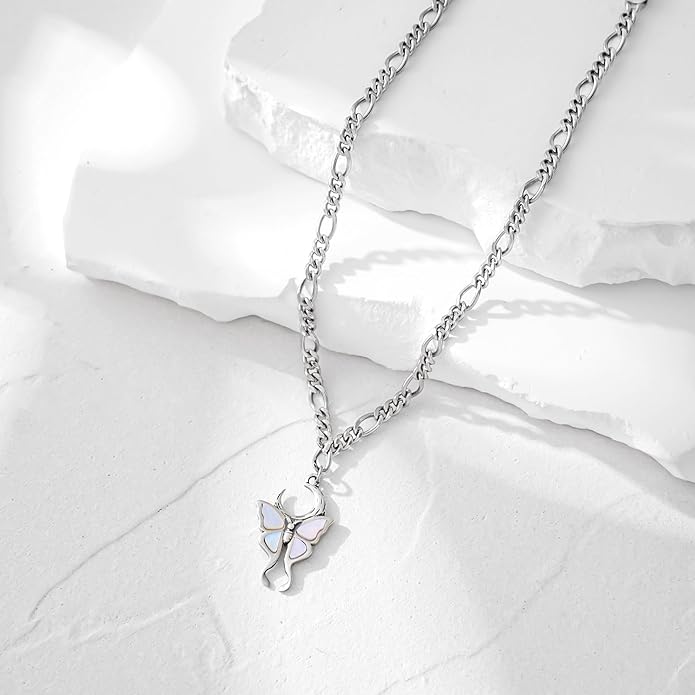 CHIC & ARTSY Womens Sterling Silver Created Opal Layered Anklet Bracelet Dainty Beaded Chain Adjustable 11" Best Friend Anklet