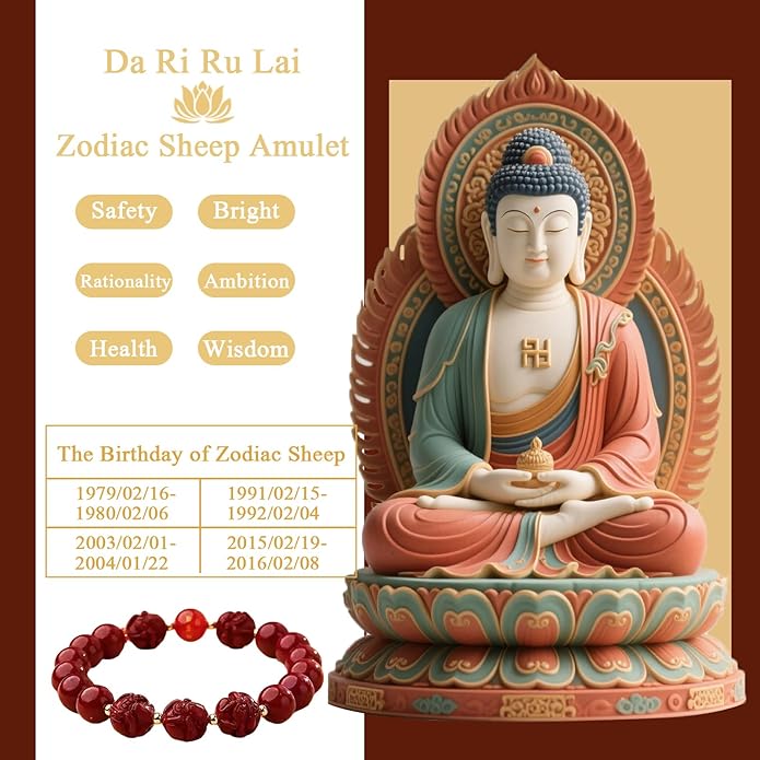 Feng Shui Triple Protection Bracelet for Women,Lucky Chinese Red Cinnabar Zodiac Prayer Bead Bracelet to Attract Wealth or Money,Mother's Day Birthday Christmas Good Luck Jewelry Gigt for Women to Bring Luck Prosperity