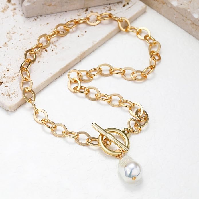 Charm Necklace for Women Gold Evil Eye Sun Moon Flower Coin Pendant Necklace Dainty Paperclip Chain Vintage Luck Amulet Choker Necklaces Celestial Jewelry Gift
