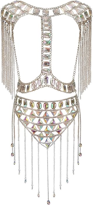 Connie Cloris Women's Sexy Suit Body Chain