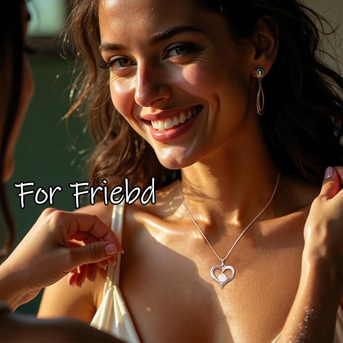 1 Carat Moissanite Heart Pendant Necklace in 925 Sterling Silver – Diamond-Like Sparkle, Romantic Gift for Her, Hypoallergenic & Tarnish-Resistant