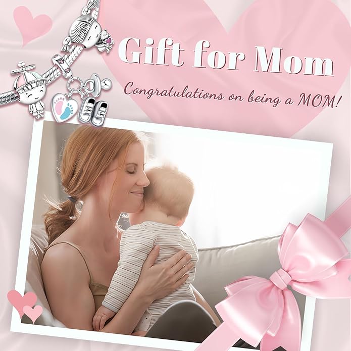 Annmors Charms for Bracelets Family Animal Safety Chains Nature Dangle for Women Bracelets & Necklace Pendant