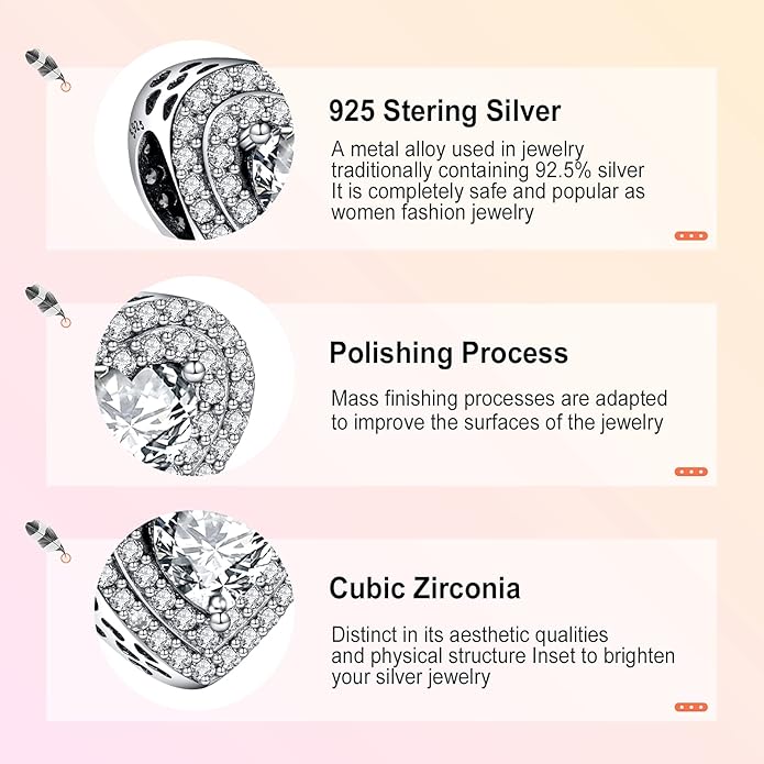 Annmors Charms for Bracelets Family Animal Safety Chains Nature Dangle for Women Bracelets & Necklace Pendant