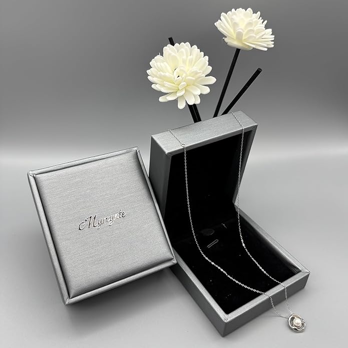 Pearl Necklaces for Women,Charm Choker Necklaces with Natural Freshwater Cultured Pearls,Dainty Pendants Necklaces Daily Wear or Fashion Gift for Women