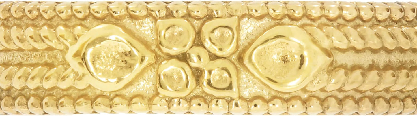 Hey Harper Gold Ring for Women - Gold Plated Stacking Waterproof & Sweatproof Jewerly Ring - Everday Non Tarnish Cute Fashion Circle Rings