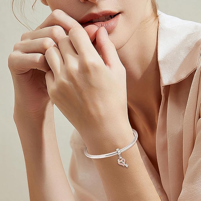 Annmors Charms for Bracelets Family Animal Safety Chains Nature Dangle for Women Bracelets & Necklace Pendant