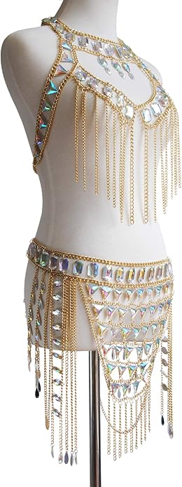 Connie Cloris Women's Sexy Suit Body Chain