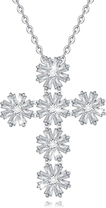 Silver Pendant Necklace for Women, Womens Necklaces Trendy Silver Jewelry, Fashion Necklace Gifts for Women