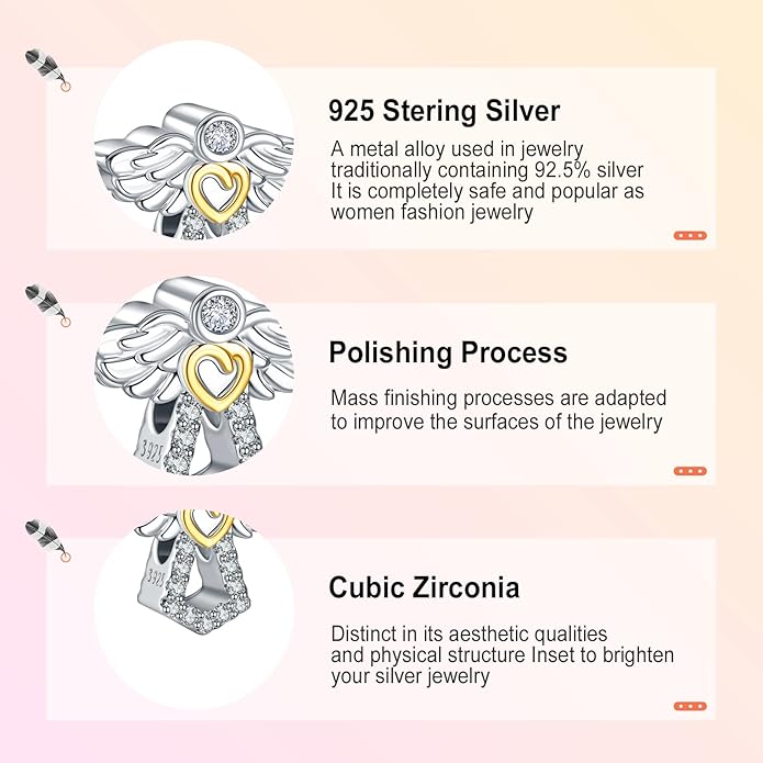 Annmors Charms for Bracelets Family Animal Safety Chains Nature Dangle for Women Bracelets & Necklace Pendant