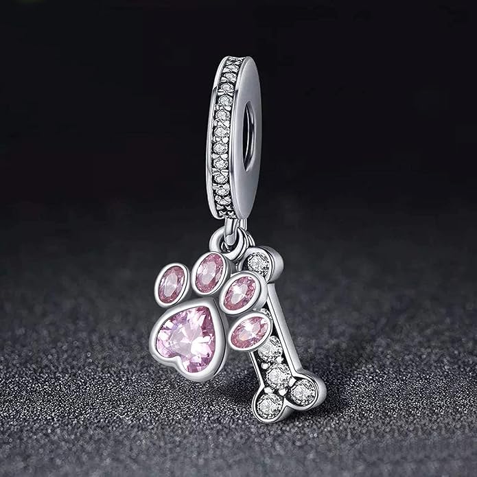Annmors Charms for Bracelets Family Animal Safety Chains Nature Dangle for Women Bracelets & Necklace Pendant