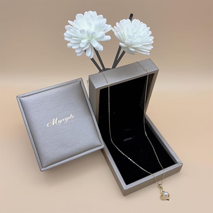 Pearl Necklaces for Women,Charm Choker Necklaces with Natural Freshwater Cultured Pearls,Dainty Pendants Necklaces Daily Wear or Fashion Gift for Women