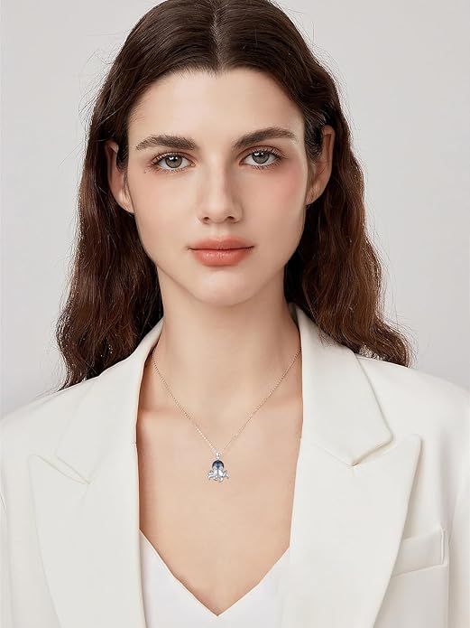 Gifts for Women Wife Mom-Tahitian Black Pearl Necklace-Wedding Birthday Anniversary Ocean Jewelry for Girlfriend Her-Mothers Day Gifts for Mom Valentines Day Christmas