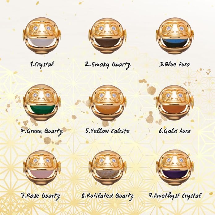 Japan money luck feng shui Daruma bracelet wealth friendship Japanese traditional lucky charm good fortune unisex 6-8 inches stretch