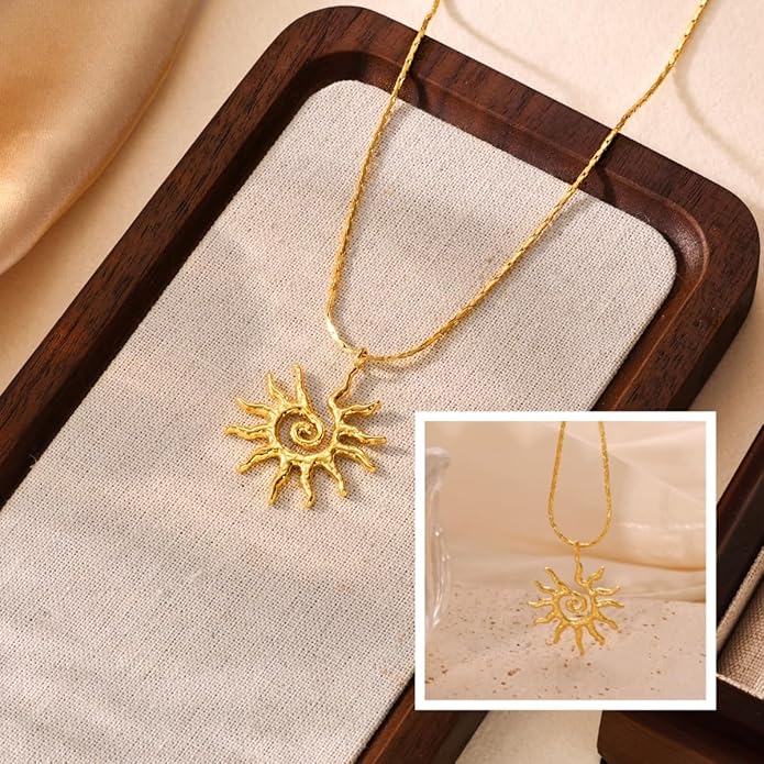Lariat Gold Necklaces for Women - Dainty Gold Necklace Trendy 14K Gold Plated Hypoallergenic Layered Long Y-Shape Sunburst CZ T-Bar Pendant Drop Chain Necklace Set for Women Non Tarinsh Jewelry Gift