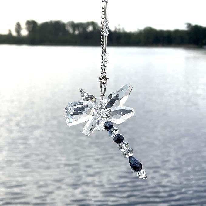 Crystal Dragonfly Blue Navy