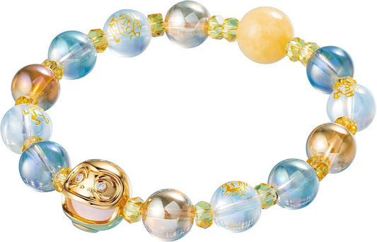 Japan money luck feng shui Daruma bracelet wealth friendship Japanese traditional lucky charm good fortune unisex 6-8 inches stretch