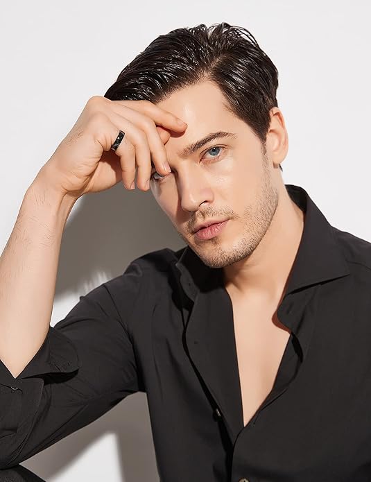 Greenpod 2mm 4mm 6mm Tungsten Wedding Bands Ring for Women Men Rose Gold/Silver/Gold/Black Polished Slim Engagement Promise Rings Comfort Fit Size 4-13