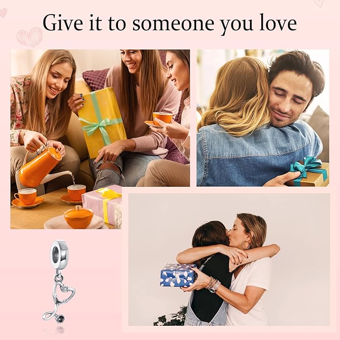 Annmors Charms for Bracelets Family Animal Safety Chains Nature Dangle for Women Bracelets & Necklace Pendant