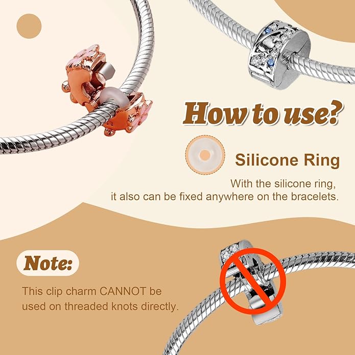 Annmors Charms for Bracelets Family Animal Safety Chains Nature Dangle for Women Bracelets & Necklace Pendant