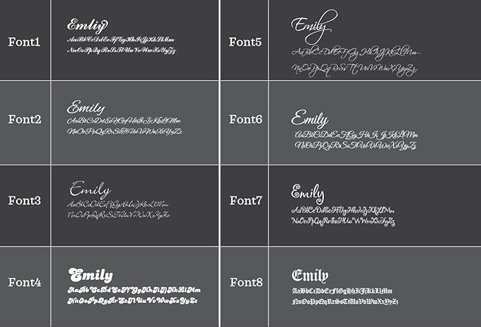 Personalized Name Necklace | Sterling Silver/Stainless Steel | 14 Fonts, 4 Colors, 5 Chains | Tarnish-Free, Handmade Gift for Women: Mom, Daughter, Sister | Ideal for Birthday, Mother's Day,Christmas