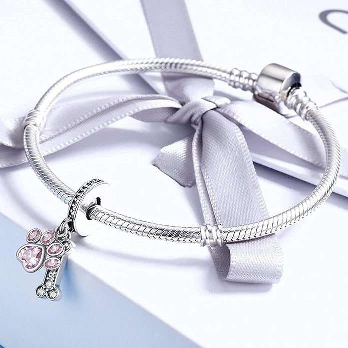 Annmors Charms for Bracelets Family Animal Safety Chains Nature Dangle for Women Bracelets & Necklace Pendant