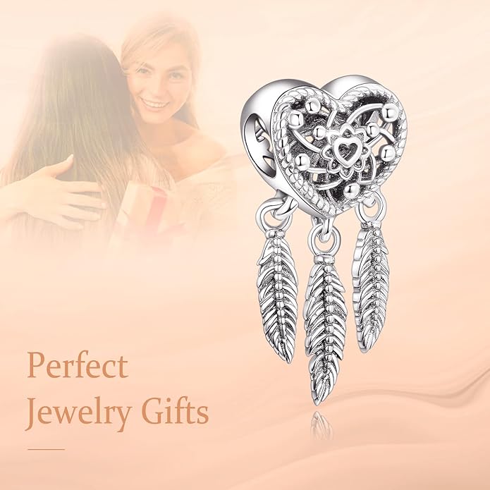 Annmors Charms for Bracelets Family Animal Safety Chains Nature Dangle for Women Bracelets & Necklace Pendant