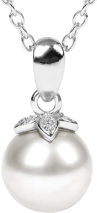 Gifts For Wife Wedding Anniversary - mothers day gifts for wife - AAA+ Real Pearl Necklaces For Women (18k Gold Platting 925 Sterling Silver) mothers necklace ideas Birthday Freshwater Pearl Necklace